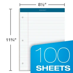 TOPS Double Docket Notepad, 8.5