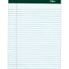TOPS® Double Docket® Writing Tablet, White, Narrow Ruled, 8 1/2" x 11 3/4", 100 Sheets/Pad, 4/Pk