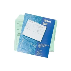 TOPS Employee Record File Straight Cut, 20/Pack (TOP 3287)