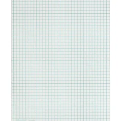 TOPS Graph Pad, 8.5" x 11", Graph Ruled, White, 50 Sheets/Pad (35041)
