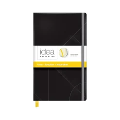 TOPS Idea Collective Journal, 5" x 8.25", Wide Ruled, Black, 240 Pages (56872)
