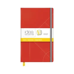TOPS Idea Collective Journal, 5" x 8.25", Wide Ruled, Red, 240 Pages (56873)