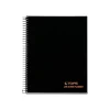 TOPS Jen Action Planner Subject Notebook, 6.73" x 8.5", Project Ruled, 100 Sheets, Black (TOP 63828)