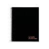 TOPS JEN Subject Notebooks, 6.75" x 8.5", Cornell, 84 Sheets, Black (63827)