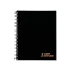 TOPS JEN Subject Notebooks, 6.75" x 8.5", Cornell, 84 Sheets, Black (63827)