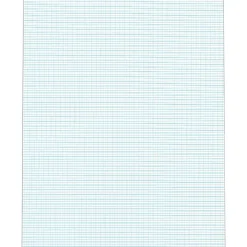 TOPS Notepad, 8.5" x 11", Graph Ruled, White, 50 Sheets/Pad (33101)