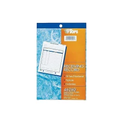 TOPS 3-Part Carbonless Receiving Records, 5.56"W x 7.94"L, 50 Sets/Book (46260)