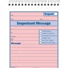 TOPS Phone Message Pad, 4-1/4" x 5-1/2", White/Canary, 50 Sheets/Pad (4010)