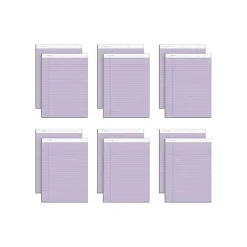 TOPS Prism+ Legal Notepads, 5" x 8", Narrow Ruled, Orchid, 50 Sheets/Pad, 12 Pads/Pack (63040)