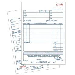 TOPS™ Repair Order Book, 2-Part, 50 Sheets/Book (D5084)
