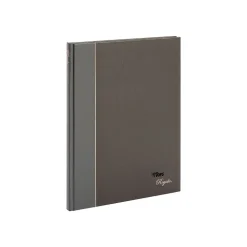 TOPS Royale Professional Notebooks, 8" x 10.5", College Ruled, 96 Sheets, Gray/Silver (25231)