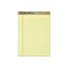 TOPS Second Nature Notepads, 8.5" x 11.75", Wide, Canary, 50 Sheets/Pad, 12 Pads/Pack (74890)