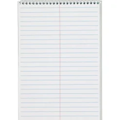 TOPS® Steno Book, White, Gregg Ruled, 6" x 9", 80 Sheets/Pad, 4/Pack (80220)