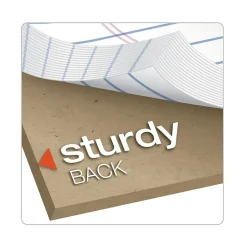 TOPS® The Legal Pad™ Plus, White, Jr Legal Ruled, 5