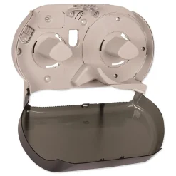 Tork® Twin Jumbo Roll Bath Tissue Dispenser, 19.29 x 5.51 x 11.83, Smoke/Gray