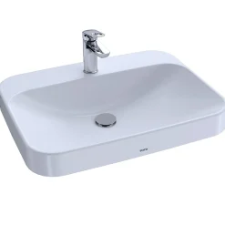 Toto Arvina Vessel Vitreous China Bathroom Sink, Cotton White (LT416G#01)