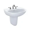 Toto Bathroom Sink, Cotton White (LHT241G#01)