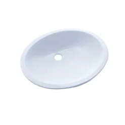 Toto Rendezvous Oval Undermount Bathroom Sink with CeFiONtect™, Cotton White (LT579G#01)