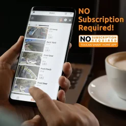 Toucan Pro Indoor/Outdoor Wireless Smart Battery Operated Security Camera (TNTSCP05GR)