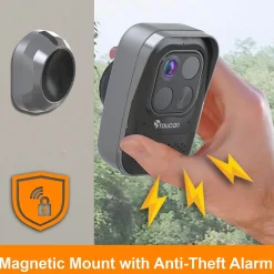 Toucan Pro Indoor/Outdoor Wireless Smart Battery Operated Security Camera (TNTSCP05GR)