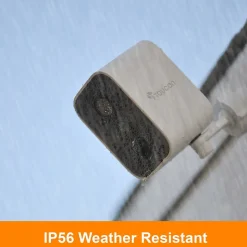 Toucan Scout Wireless Outdoor Smart Battery Operated Security Camera Wi-Fi Night Vision 2-Way Talk Live View, White (TNTWSC01WU)