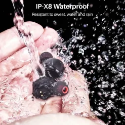 TOZO T6S Wireless Earbuds, Bluetooth, Black (TOZOT6SBLK)