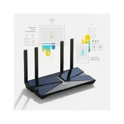 TP-LINK Archer AX1500 Dual Band MU-MIMO Gaming Router, Black (ARCHER AX1500)