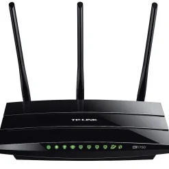 TP-LINK Archer C7 AC1750 Dual Band WiFi 5 Gaming Router, Black (ARCHER C7)