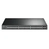 TP-LINK JetStream 48-Port Gigabit Ethernet PoE+ Managed Switch, Black (TL-SG3452P)