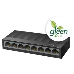 TP-Link LS1008G Litewave 8 Port Layer 2 Gigabit Ethernet Switch Unmanaged, Black