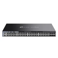 TP-Link Omada 48 Gigabit Ethernet Ports Multi-Gigabit PoE Managed Switch, 216 Gbps, Black (SG6654X)