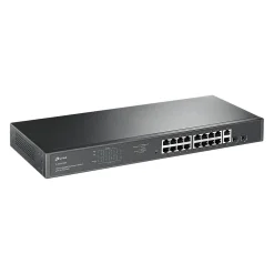 TP-LINK 18-Port Gigabit Ethernet PoE Unmanaged Switch, Black (TL-SG1218MP)
