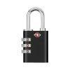 Travel Smart 3-Digit Combination Lock, Black (TS390XR)