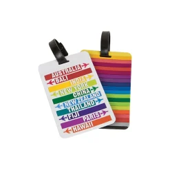 Travelon Hot Spots Luggage Tag, Multicolored, 2/Pack (12740-000)