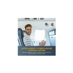 Treblab X9 Pro Wireless Noise Canceling Earbuds, Bluetooth, Black