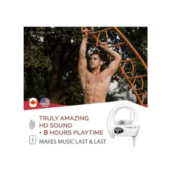 Treblab XR500 Wireless Ambient Sound Earbuds, Bluetooth, White (XR500W)