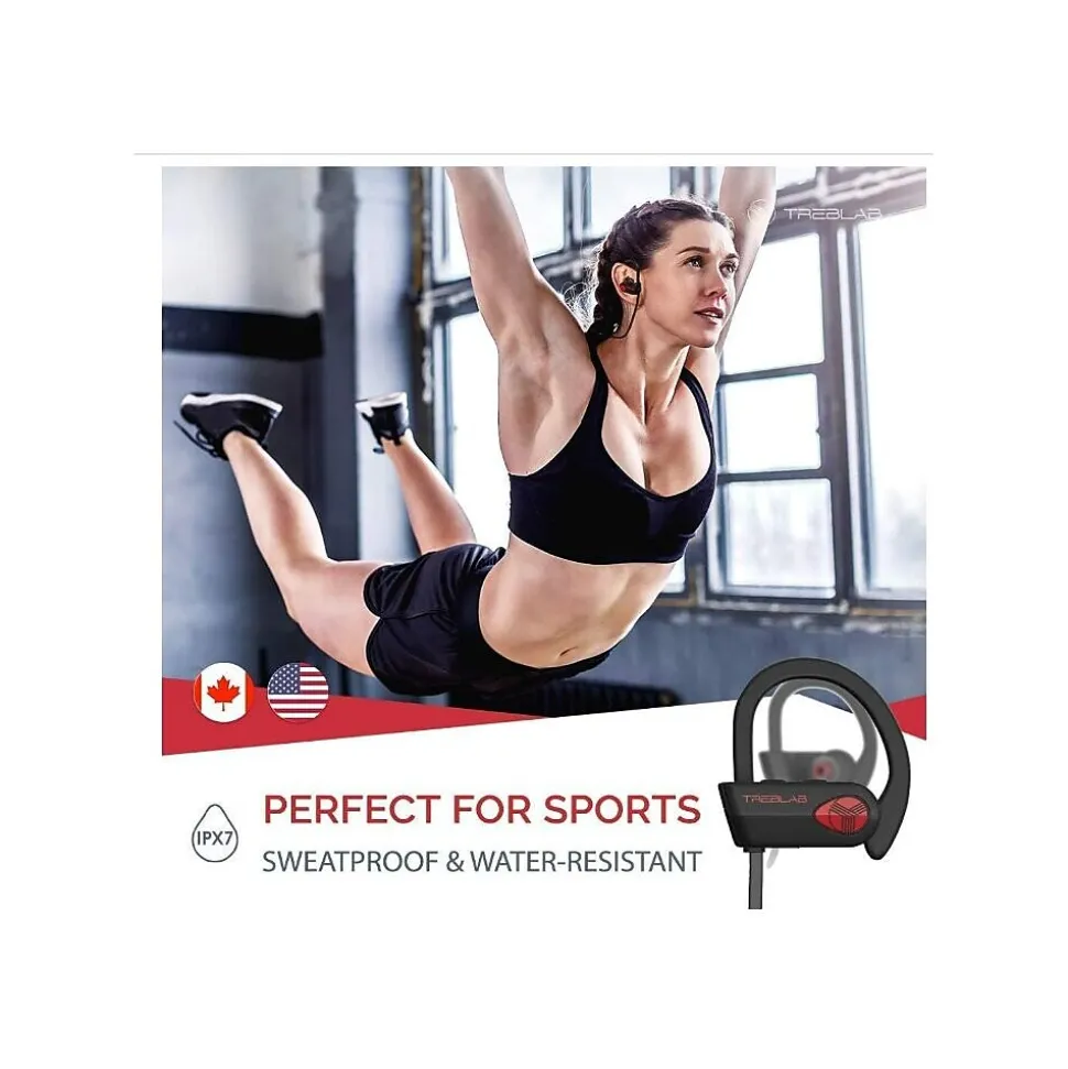 Treblab XR500 Wireless Ambient Sound Earbuds, Bluetooth, Black (XR500)