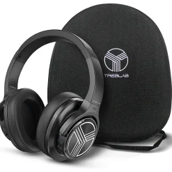 Treblab Z2-B Over Ear Workout Headphones with Microphone