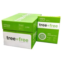 TreeFree Multipurpose Paper, 8.5" x 11", 20 lbs., White, 5000 Sheets/Carton (228007534)