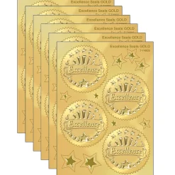 TREND 2" Excellence (Gold) Award Seals Stickers (T-74003-6)