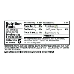 Trident Vibes Sugar Free Spearmint Rush Gum, 16 oz., 40 Pieces/Pack, 6/Pack (304-00082)