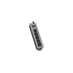 Tripp Lite 5 Outlet Power Strip, Gray/Black (602-15)