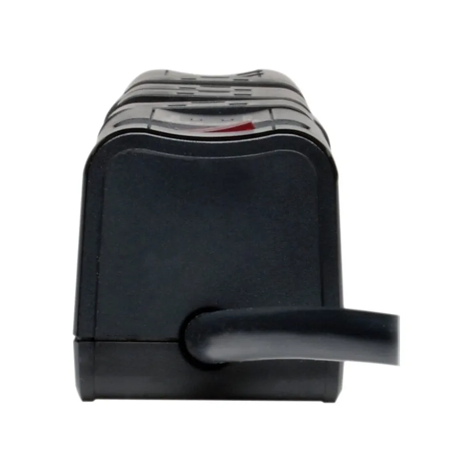 Tripp Lite 6 Outlet Rotatable, 8' Cord, 1080 Joules (TLP608RUSBB)