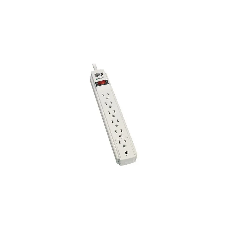 Tripp Lite 6 Outlet Surge Suppressor, 8' Cord, 990 Joules (TLP608)