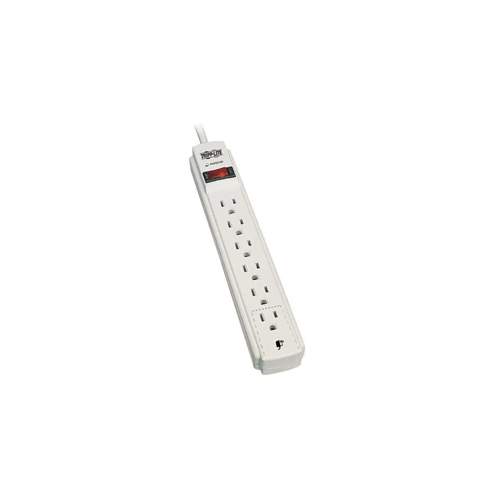 Tripp Lite 6 Outlet Surge Suppressor, 8' Cord, 990 Joules (TLP608)