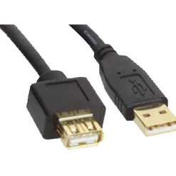Tripp Lite 6' USB 2.0 Type A Male to Type A Female Extension Cable, Black