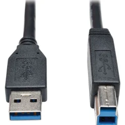 Tripp Lite 3' USB 3.0 Type A Male to Type B Male Device Cable, Black