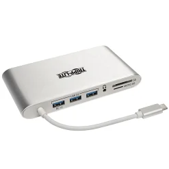 Tripp Lite 3-Port USB 3.0 Hub, White (U442-DOCK1)