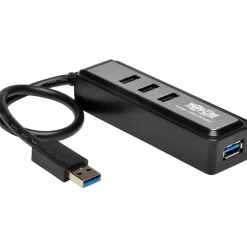 Tripp Lite Portable USB 3.0 SuperSpeed Mini Hub, 4-Port