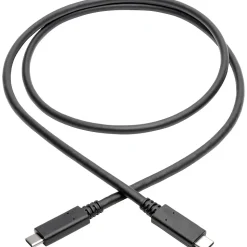 Tripp Lite USB C Cable USB 3.1 Gen 2 w/ 5A Rating 20V M/M USB Type C USB Type-C USB-C 3ft 3' (U420-003-G2-5A)